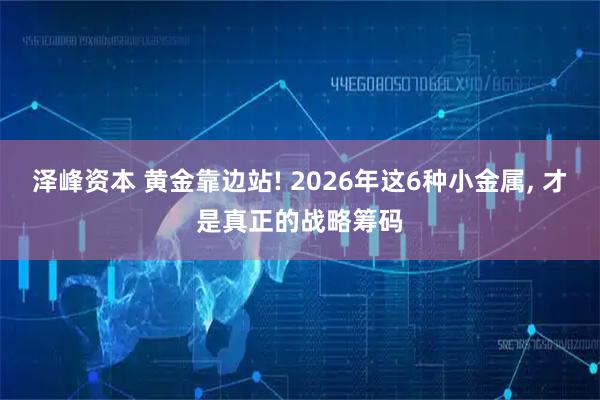 泽峰资本 黄金靠边站! 2026年这6种小金属, 才是真正的战略筹码
