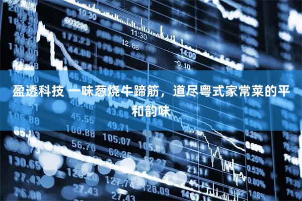 盈透科技 一味葱烧牛蹄筋，道尽粤式家常菜的平和韵味